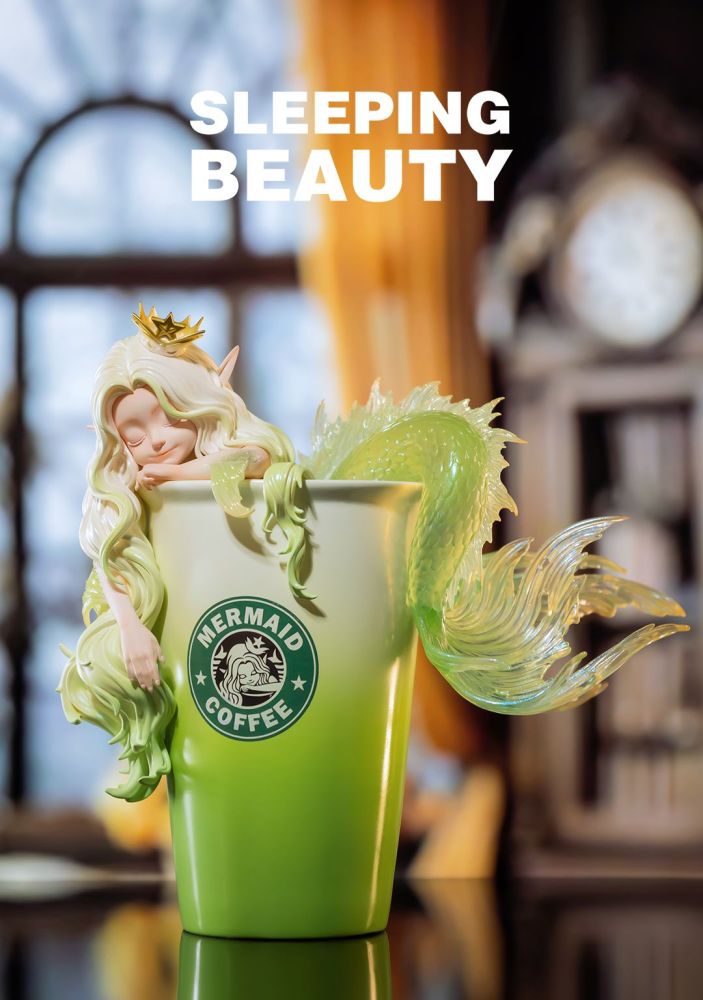 【IN-STOCK】WeArtDoing Coffee Girl - Colorful Mocha & Matcha Latte & Cold Brew Concentrate 16/25cm
