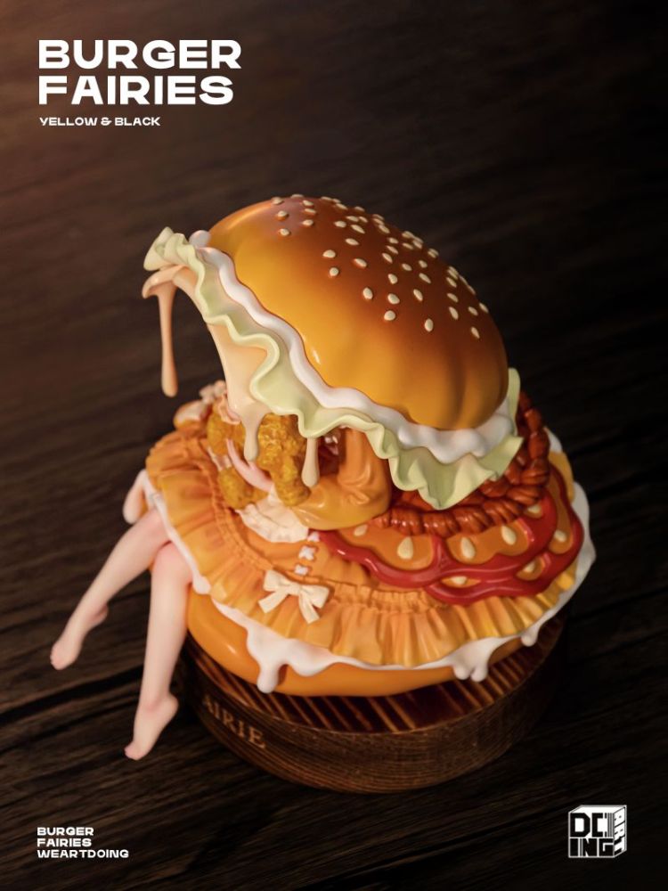 【IN-STOCK】WeArtDoing Original The Sleeping Beauty-Burger Fairies- Yellow & The Sleeping Beauty-Burger Fairies-Black