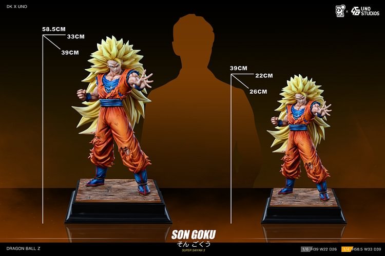 【PRE-ORDER】DK Studio Dragon Ball Super Saiyan 3 Goku 1/6 & 1/4