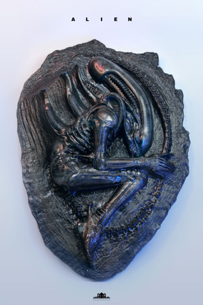 【PRE-ORDER】Deep Tale Studio Alien Big Chap 3D Wall Art 1/3