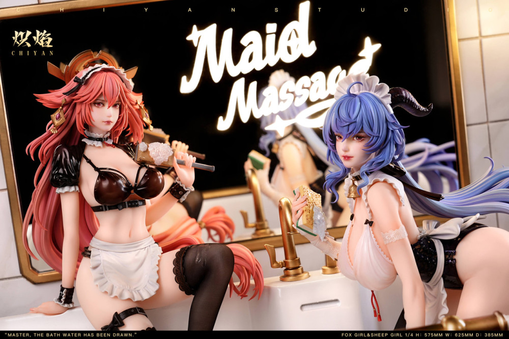 【PRE-ORDER】ChiYan Studio Bathroom Maid Yae Miko & Ganyu 1/4