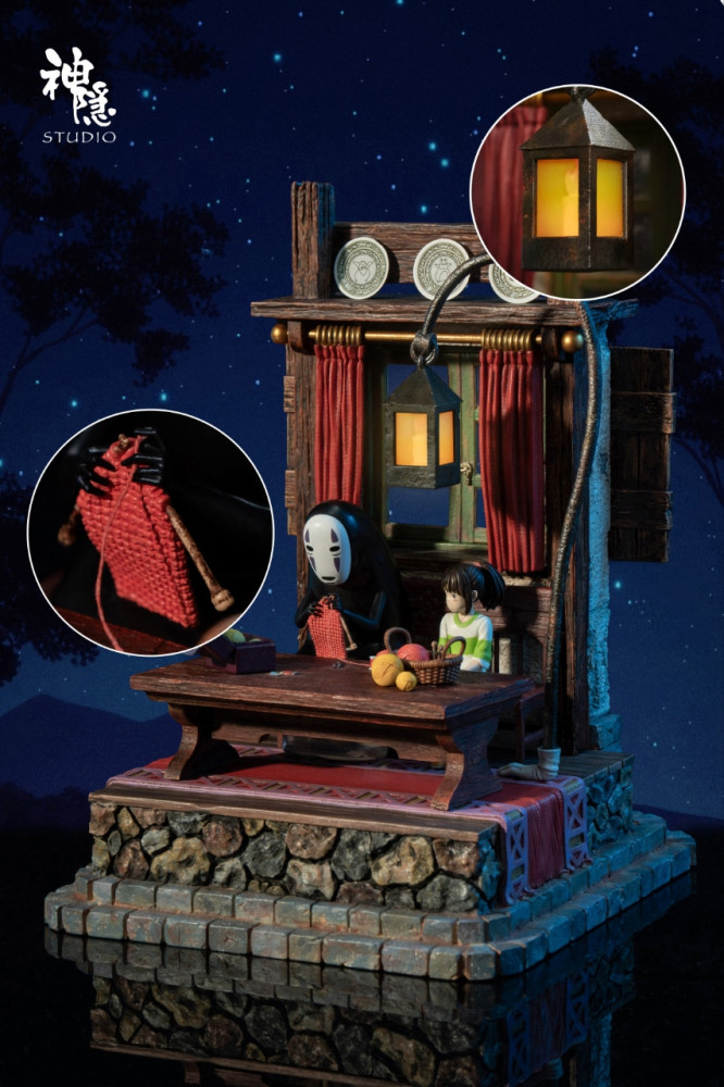 【PRE-ORDER】ShenYin Studio Spirited Away Chihiro Ogino & Kaonashi with LED