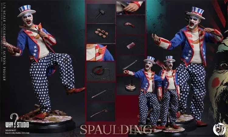【IN-STOCK】WHY STUDIO WS017 Captain Spaulding Action Figure 1/6
