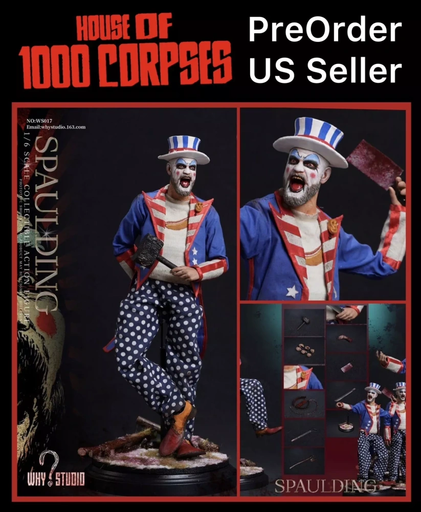【IN-STOCK】WHY STUDIO WS017 Captain Spaulding Action Figure 1/6