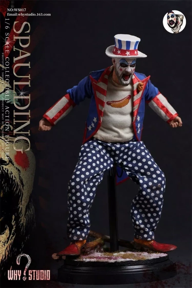 【IN-STOCK】WHY STUDIO WS017 Captain Spaulding Action Figure 1/6