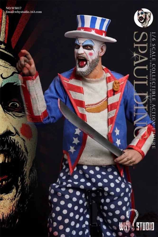 【IN-STOCK】WHY STUDIO WS017 Captain Spaulding Action Figure 1/6