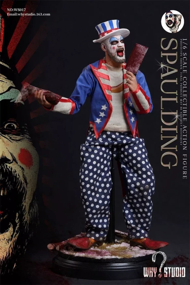 【IN-STOCK】WHY STUDIO WS017 Captain Spaulding Action Figure 1/6