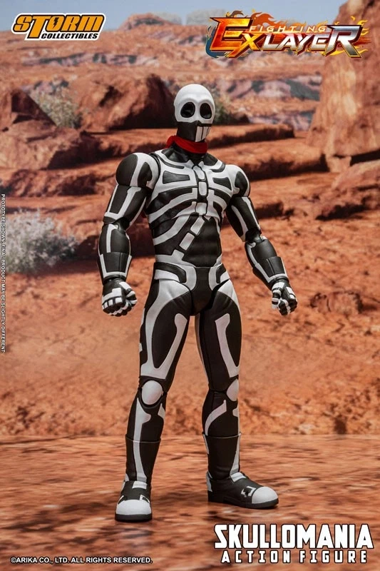 【IN-STOCK】STORM TOYS Fighting Layer AREX01 Skullomania 1/12  Action Figure
