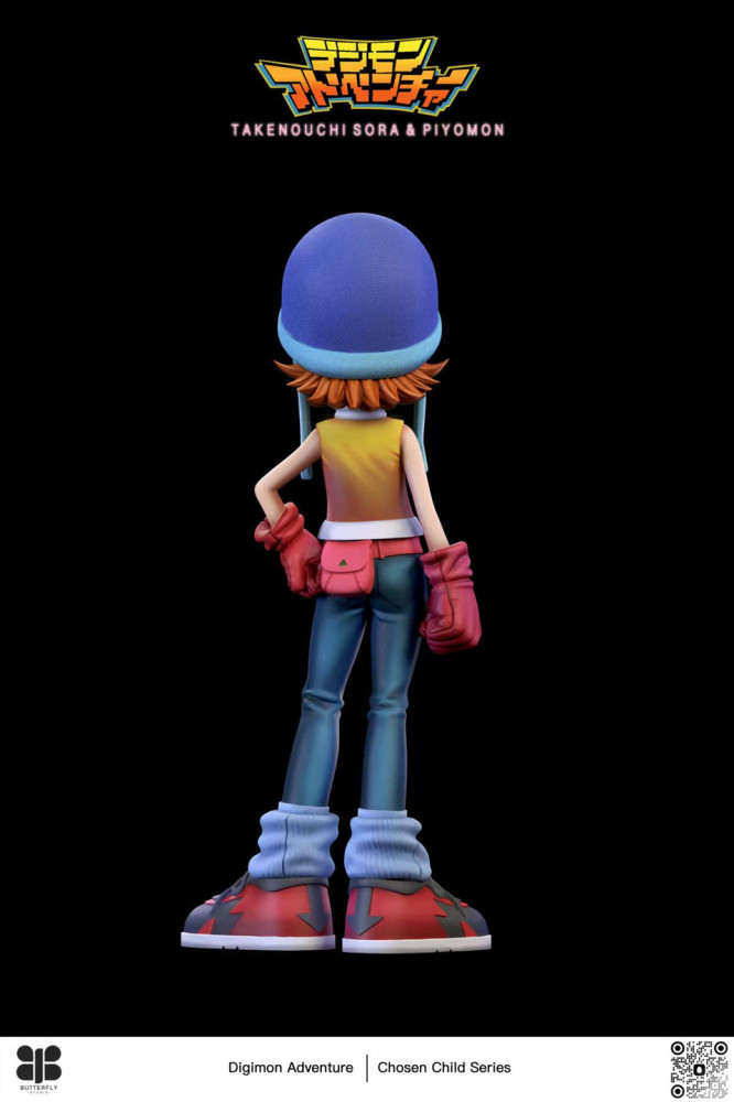 【PRE-ORDER】Butterfly Studio Digimon Sora Takenouchi and Piyomon 1/6 & MH