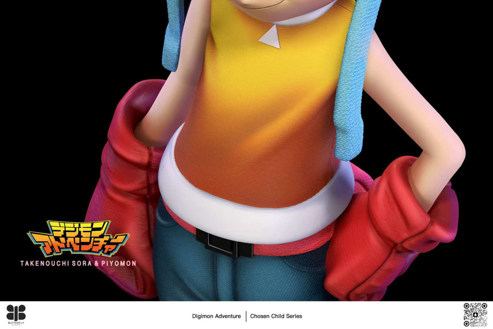 【PRE-ORDER】Butterfly Studio Digimon Sora Takenouchi and Piyomon 1/6 & MH