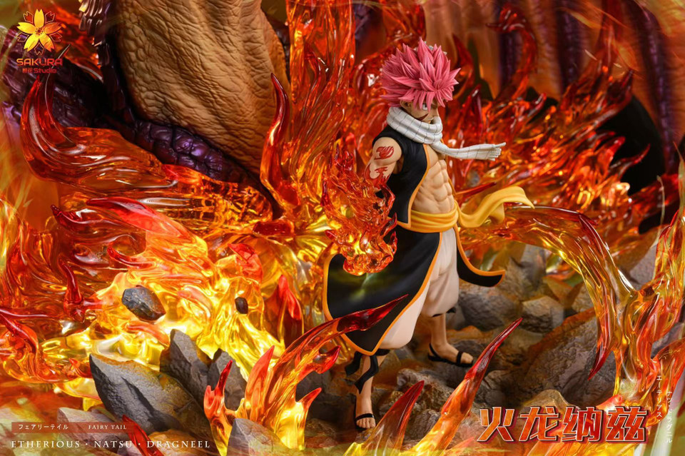 【PRE-ORDER】SAKURA Studio Fairy Tail 01 The Fire Dragon Natsu Dragneel