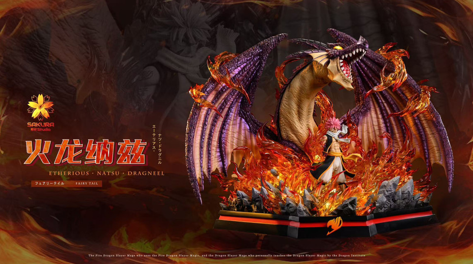 【PRE-ORDER】SAKURA Studio Fairy Tail 01 The Fire Dragon Natsu Dragneel