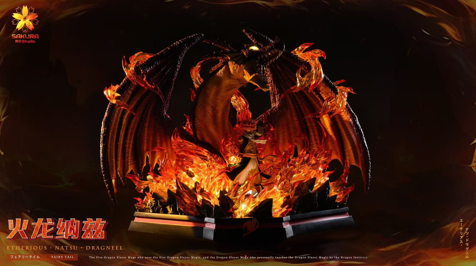 【PRE-ORDER】SAKURA Studio Fairy Tail 01 The Fire Dragon Natsu Dragneel