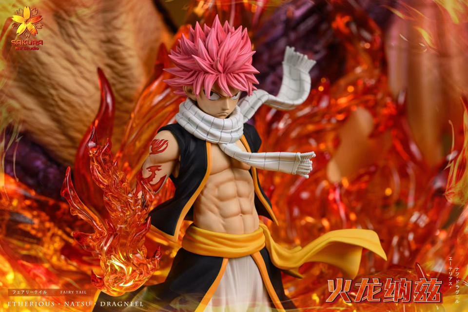 【PRE-ORDER】SAKURA Studio Fairy Tail 01 The Fire Dragon Natsu Dragneel