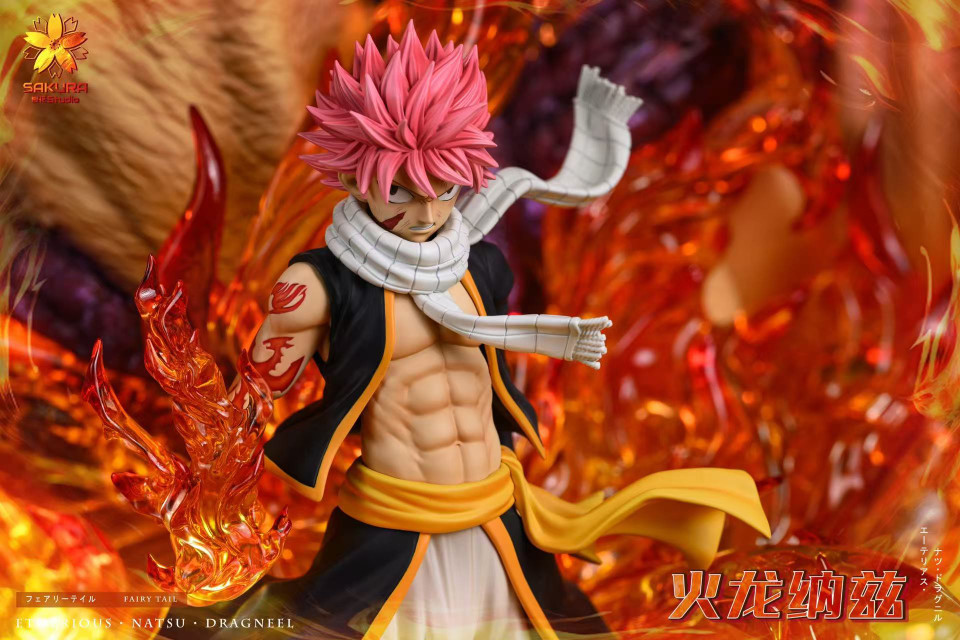 【PRE-ORDER】SAKURA Studio Fairy Tail 01 The Fire Dragon Natsu Dragneel