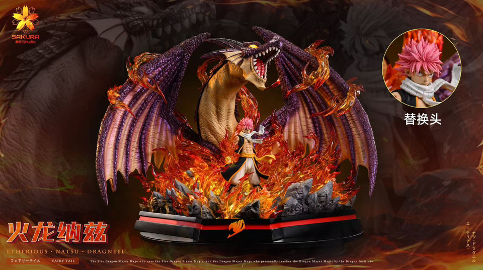 【PRE-ORDER】SAKURA Studio Fairy Tail 01 The Fire Dragon Natsu Dragneel