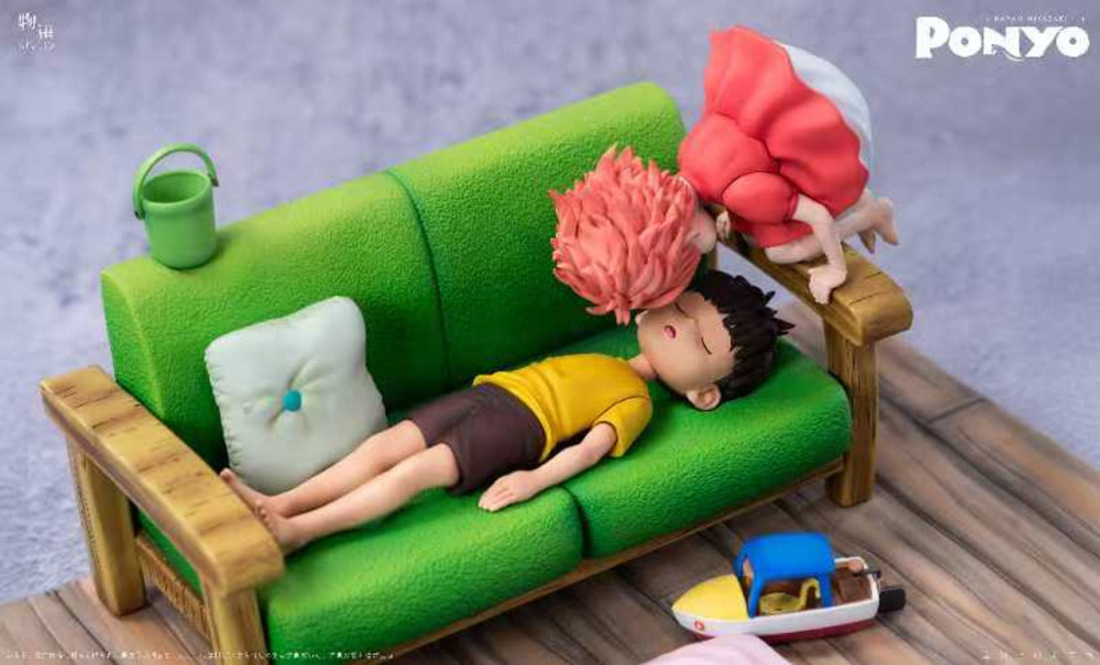 【PRE-ORDER】Wu Yu Studio Ponyo on the Cliff Hayao Miyazaki Desktop Series 03 The Gentlest Companion Ponyo & Sosuke