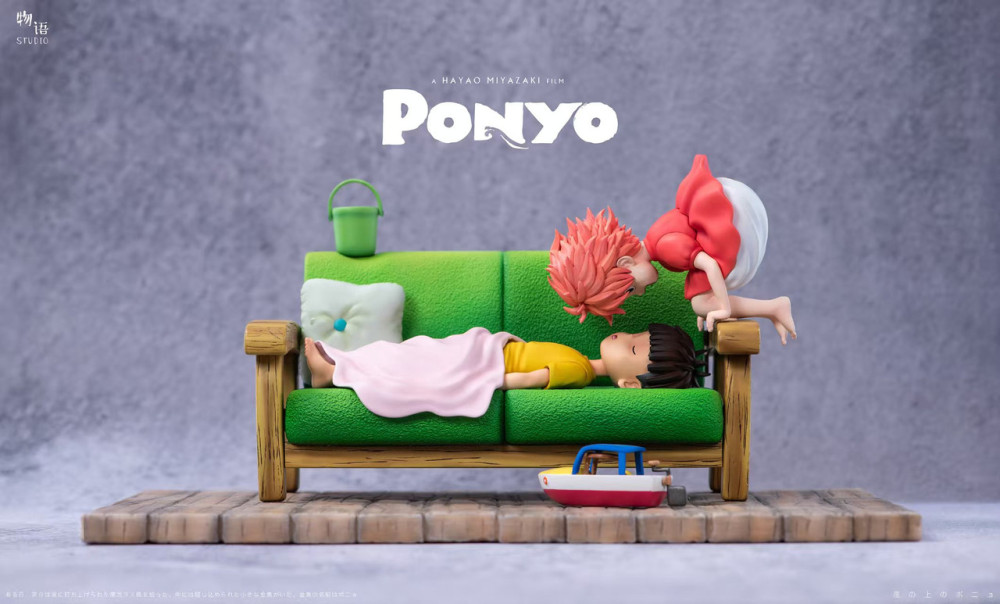 【PRE-ORDER】Wu Yu Studio Ponyo on the Cliff Hayao Miyazaki Desktop Series 03 The Gentlest Companion Ponyo & Sosuke