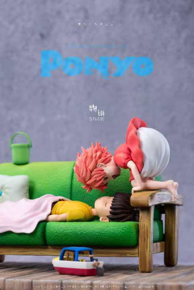 【PRE-ORDER】Wu Yu Studio Ponyo on the Cliff Hayao Miyazaki Desktop Series 03 The Gentlest Companion Ponyo & Sosuke