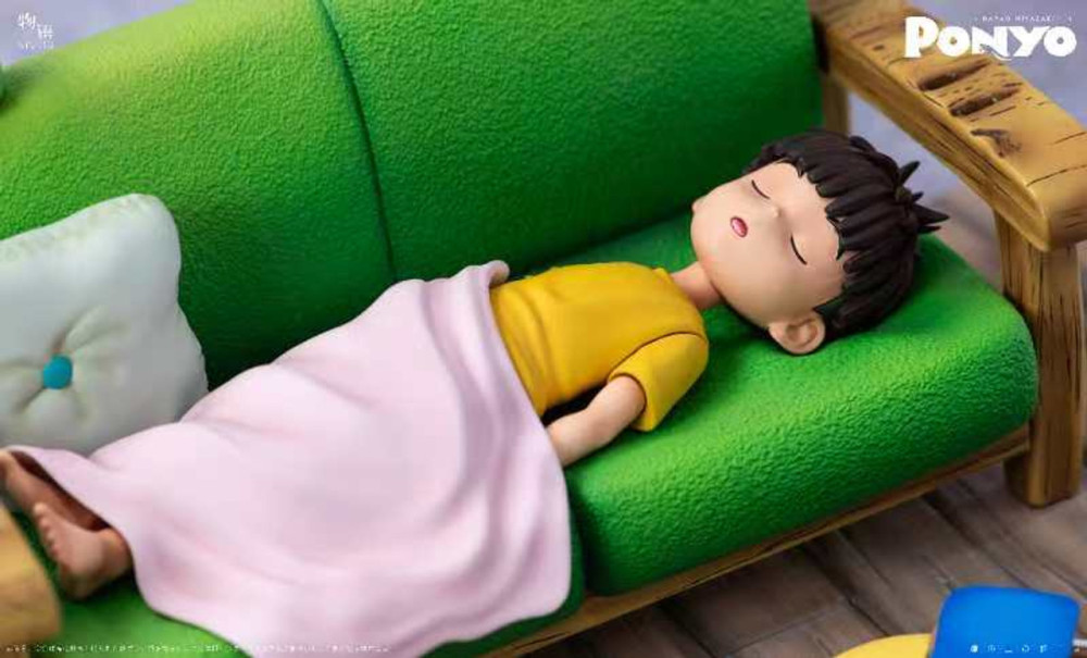 【PRE-ORDER】Wu Yu Studio Ponyo on the Cliff Hayao Miyazaki Desktop Series 03 The Gentlest Companion Ponyo & Sosuke