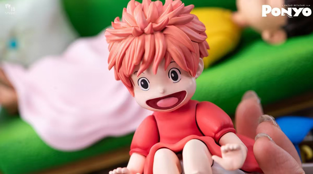 【PRE-ORDER】Wu Yu Studio Ponyo on the Cliff Hayao Miyazaki Desktop Series 03 The Gentlest Companion Ponyo & Sosuke