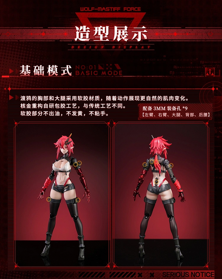 【PRE-ORDER】Animester studio - 1/9 Wolf Mastiff Force Karas Samurai