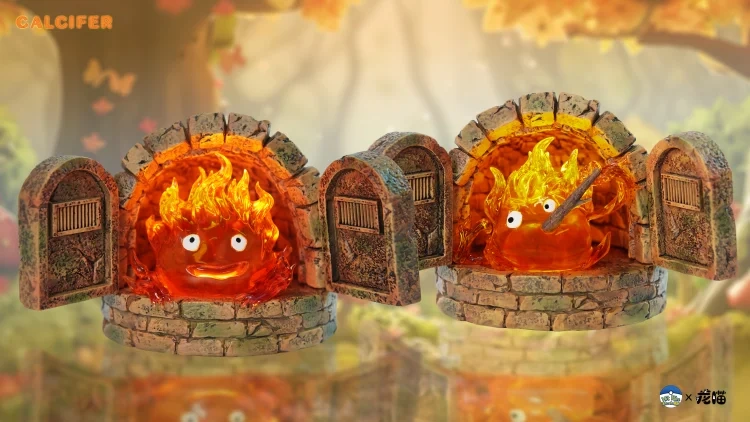 【PRE-ORDER】Hit Face Studio Howl's Moving Castle Hayao Miyazaki Fortune Series #2 Calcifer in the Fireplace