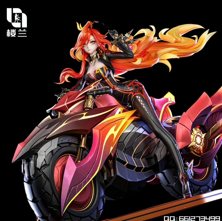 【PRE-ORDER】Lou Lan Studio Genshin Impact Pyro God Motorcycle Mavuika