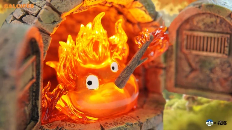 【PRE-ORDER】Hit Face Studio Howl's Moving Castle Hayao Miyazaki Fortune Series #2 Calcifer in the Fireplace