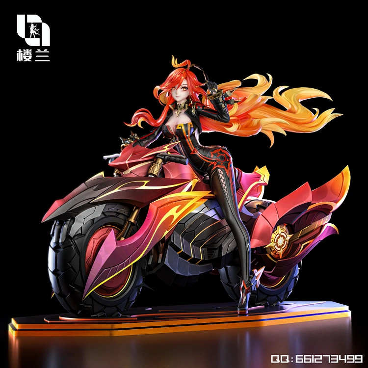 【PRE-ORDER】Lou Lan Studio Genshin Impact Pyro God Motorcycle Mavuika