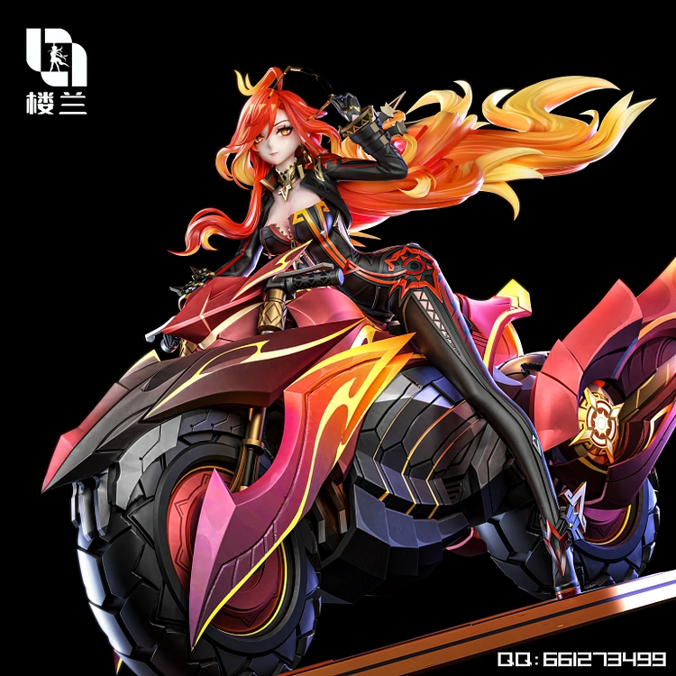 【PRE-ORDER】Lou Lan Studio Genshin Impact Pyro God Motorcycle Mavuika