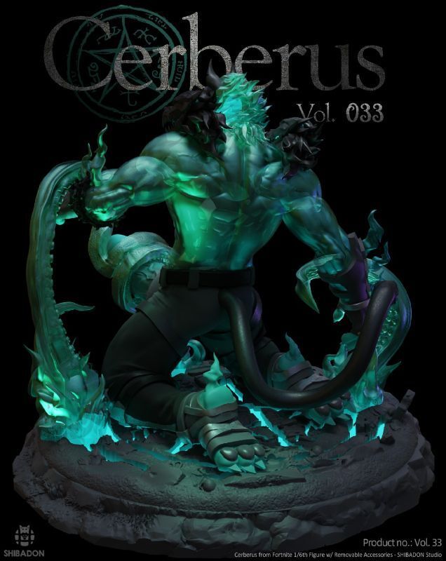 【IN-STOCK】Shibadon Studio Fortnite Cerberus 24.5cm
