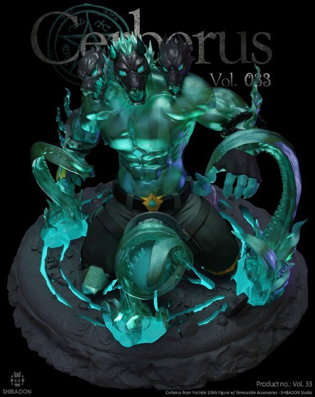 【IN-STOCK】Shibadon Studio Fortnite Cerberus 24.5cm