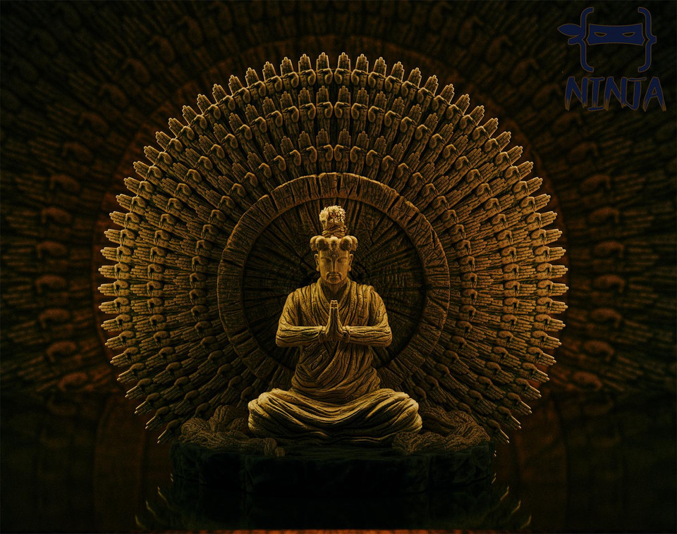 【PRE-ORDER】NINJA Studio Naruto Sage Art Wood Release True Several Thousand Hands
