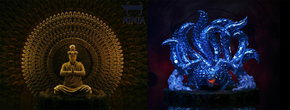 【PRE-ORDER】NINJA Studio Naruto Sage Art Wood Release True Several Thousand Hands