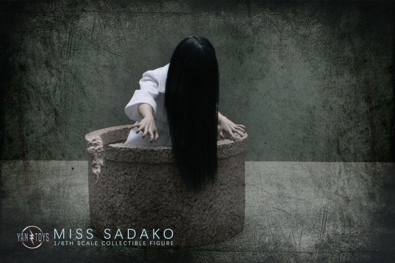 【IN-STOCK】Yantoys Long haired female ghost Sadako 1/6