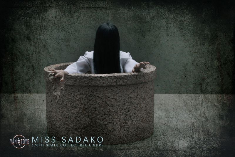 【IN-STOCK】Yantoys Long haired female ghost Sadako 1/6