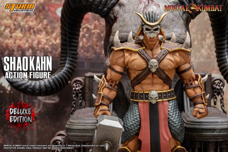 【IN-STOCK】Storm Toys Mortal Kombat Shao Kahn DCMK14 DELUXE Ver