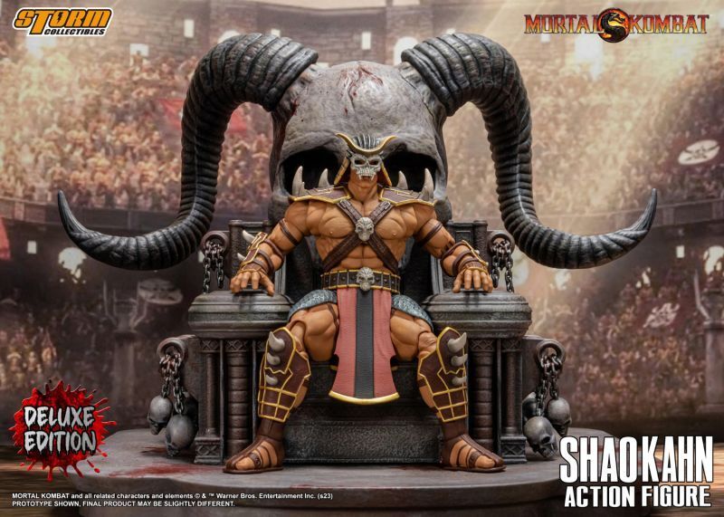 【IN-STOCK】Storm Toys Mortal Kombat Shao Kahn DCMK14 DELUXE Ver