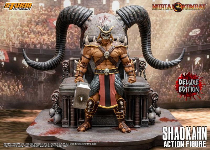 【IN-STOCK】Storm Toys Mortal Kombat Shao Kahn DCMK14 DELUXE Ver