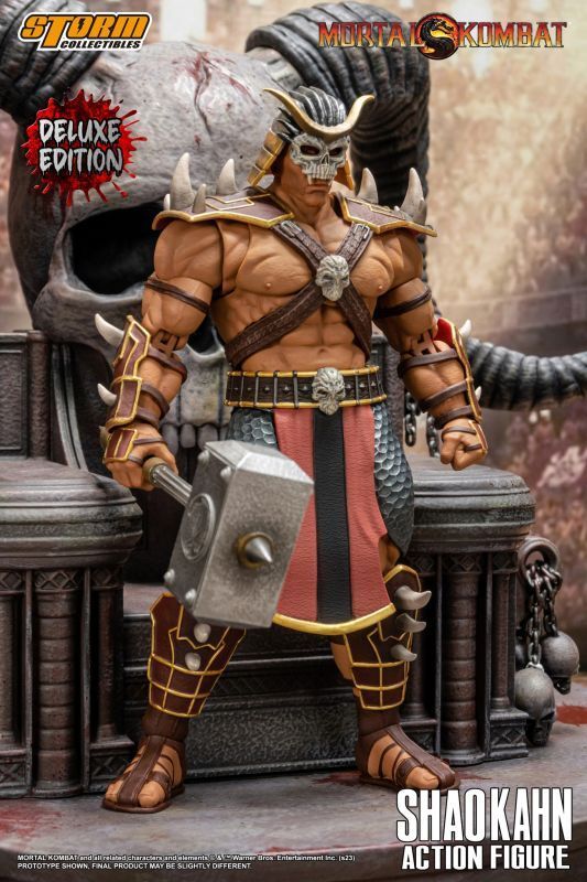 【IN-STOCK】Storm Toys Mortal Kombat Shao Kahn DCMK14 DELUXE Ver