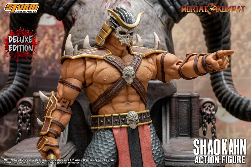 【IN-STOCK】Storm Toys Mortal Kombat Shao Kahn DCMK14 DELUXE Ver