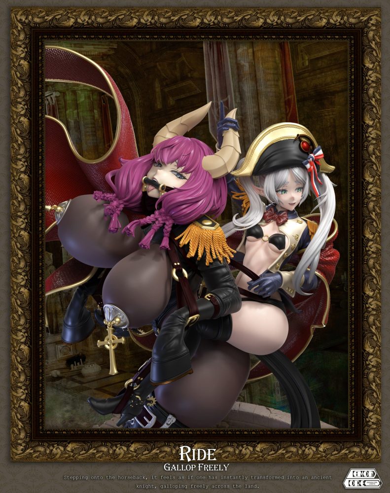 【PRE-ORDER】Demon Core Studio  Frieren: Beyond Journey's End Frieren & Aura cosplaying Napoleon Crossing the Alps