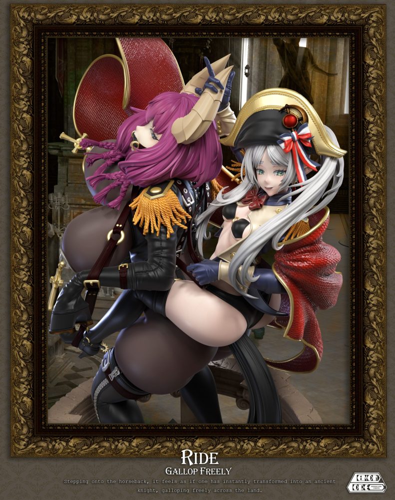 【PRE-ORDER】Demon Core Studio  Frieren: Beyond Journey's End Frieren & Aura cosplaying Napoleon Crossing the Alps