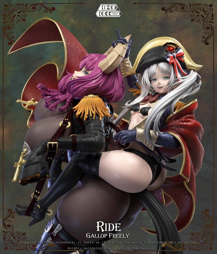 【PRE-ORDER】Demon Core Studio  Frieren: Beyond Journey's End Frieren & Aura cosplaying Napoleon Crossing the Alps