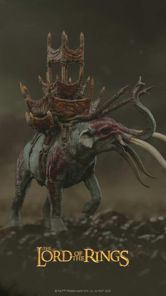【PRE-ORDER】WETA Workshop Studio - MÛMAK IN BATTLE Miniature Statue 86-01-04803