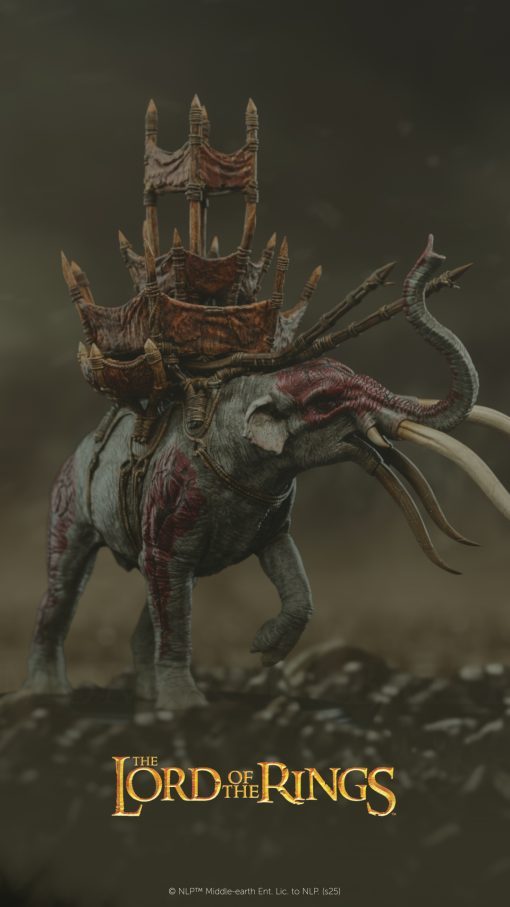 【PRE-ORDER】WETA Workshop Studio - MÛMAK IN BATTLE Miniature Statue 86-01-04803