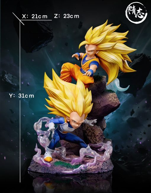 【PRE-ORDER】Jing Zhi Studio - Dragon Ball DAIMA Super Saiyan 3 Goku & Vegeta