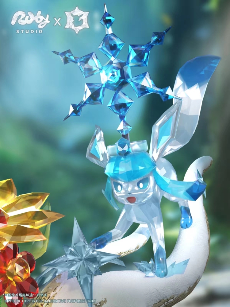 【PRE-ORDER】Ruby ​​Studio - Pokémon Terastal Eevee Forest #2 Leafeon & Glaceon