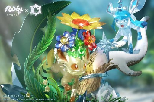 【PRE-ORDER】Ruby ​​Studio - Pokémon Terastal Eevee Forest #2 Leafeon & Glaceon